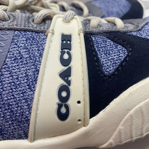 Coach Navy and Cream Athletic Shoes - Picture 3 of 8